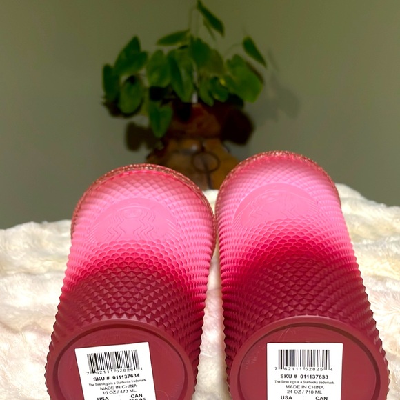 New Holiday🎄🎁✨Release Starbucks Blush Gradient Bling Cups - Picture 3 of 3